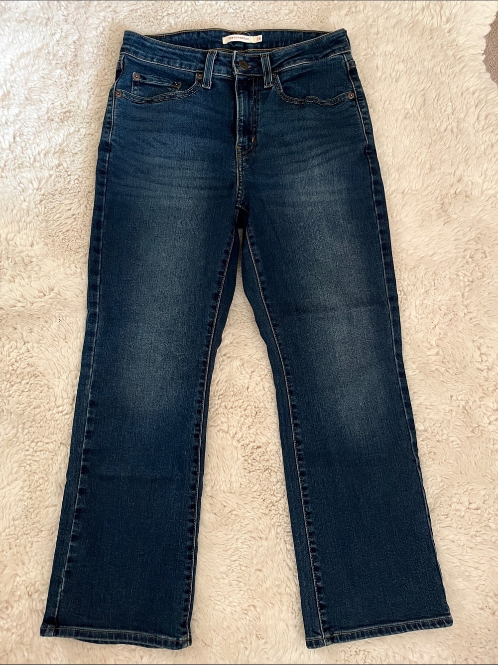 Levi's Dark Blue Boot Cut Jeans